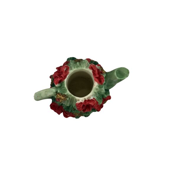 Vintage Miniature Christmas Tea Set C&F Enterprises 48438 Holiday Decor 1995 - Picture 3 of 9